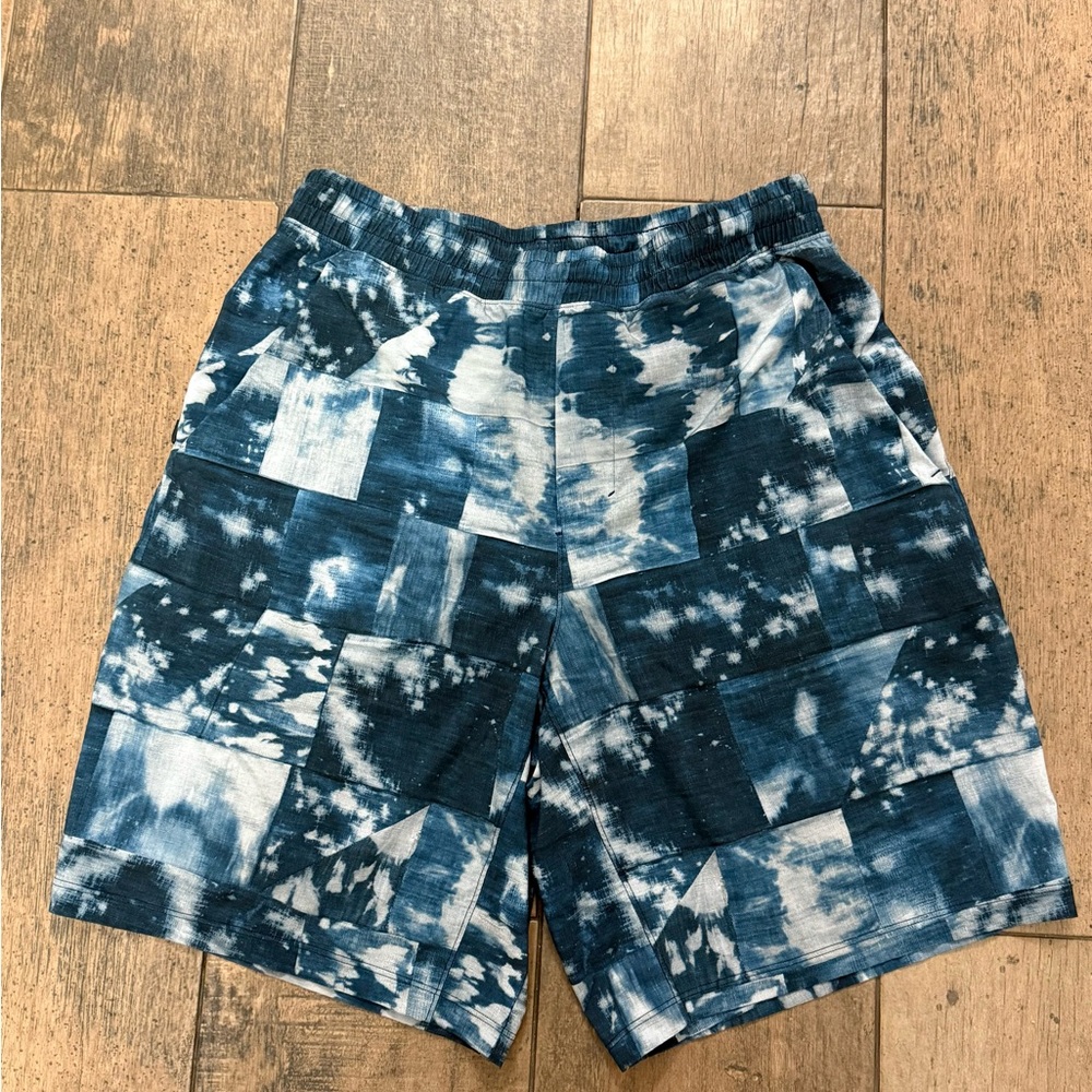 Lululemon Pace Breaker Out Of Mind Liner 9" Mini Bleached Indigo Starlight Sz M